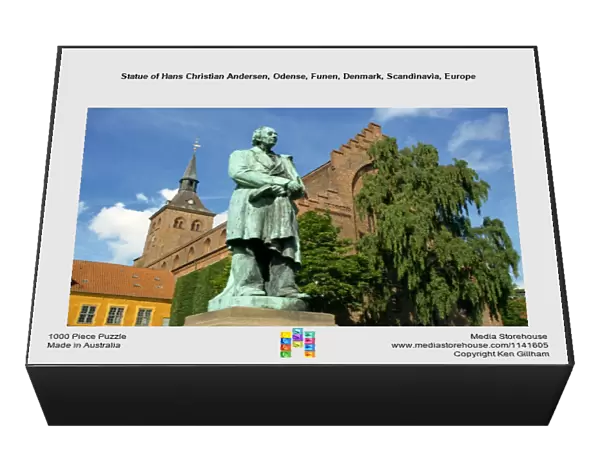 Statue of Hans Christian Andersen, Odense, Funen, Denmark, Scandinavia, Europe