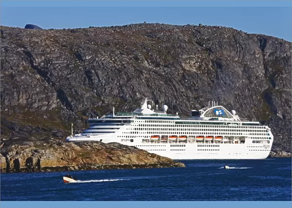 Sea Princess cruise ship, Port of Nanortalik, Island of Qoornoq, Province of Kitaa