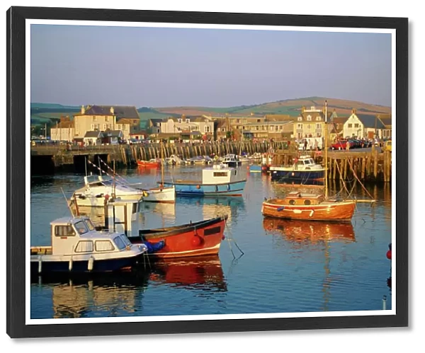 The harbour, West Bay, Dorset, England, UK