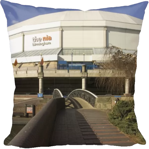 National Indoor Arena from the James Brindley canal side walk, Birmingham Main Line canal