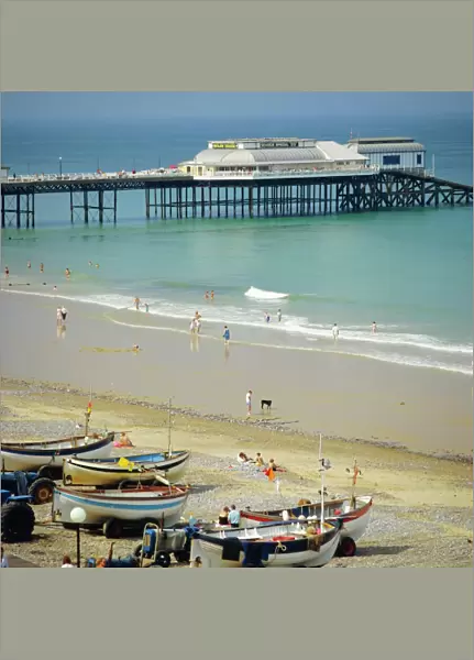 The Beach and Pier, Cromer, Norfolk, England, UK