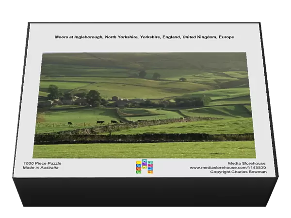 Moors at Ingleborough, North Yorkshire, Yorkshire, England, United Kingdom, Europe