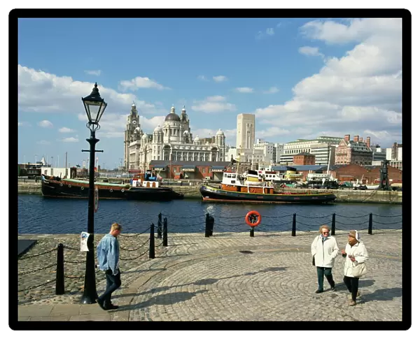 Liverpool docks, Liverpool, UNESCO World Heritage Site, Merseyside, England