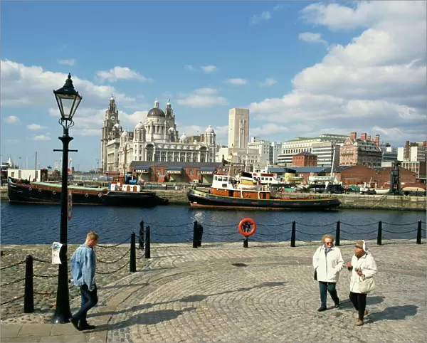 Liverpool docks, Liverpool, UNESCO World Heritage Site, Merseyside, England