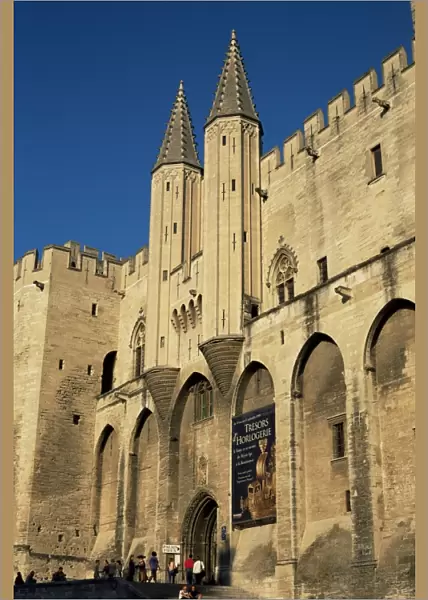 Palais des Papes, Avignon, UNESCO World Heritage Site, Vaucluse, Provence, France, Europe