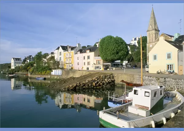 Port Sauzon, Belle Ile en Mer, Breton Islands, Morbihan, Brittany, France, Europe