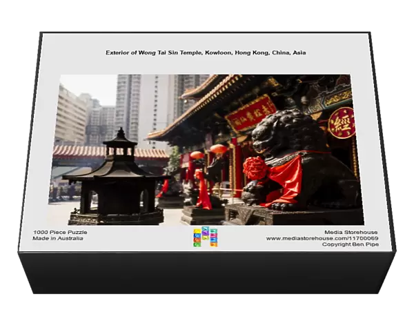 Exterior of Wong Tai Sin Temple, Kowloon, Hong Kong, China, Asia