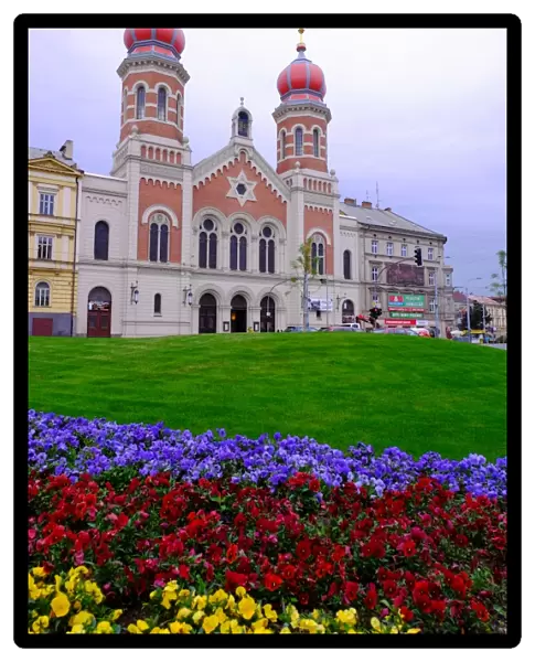 The Great Synagogue, Pilsen (Plzen), Western Bohemia, Czech Republic, Europe