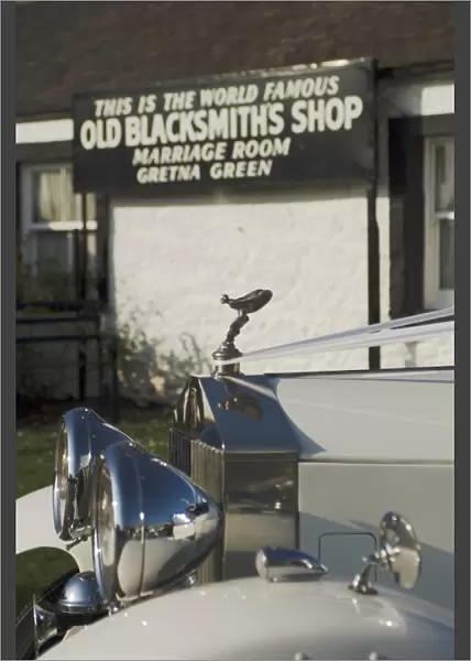 Old Blacksmiths Shop with 1937 Rolls Royce