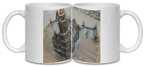 Model of cathedral for the blind
