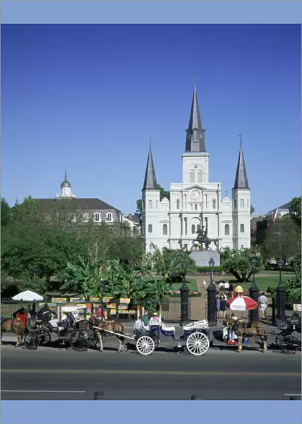 St. Louis Christian cathedral in Jackson Square