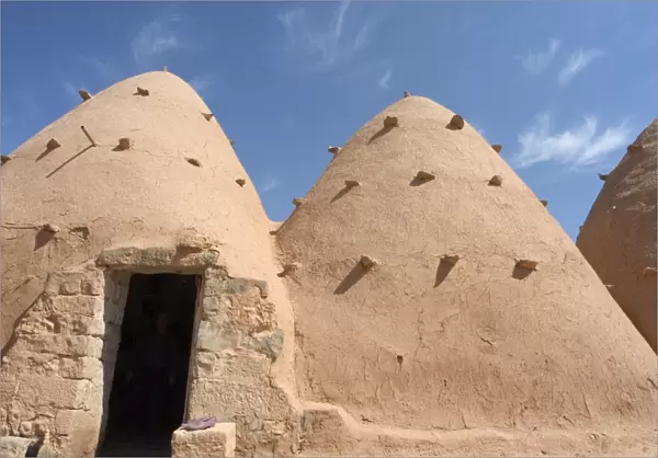 Beehive houses built of brick and mud