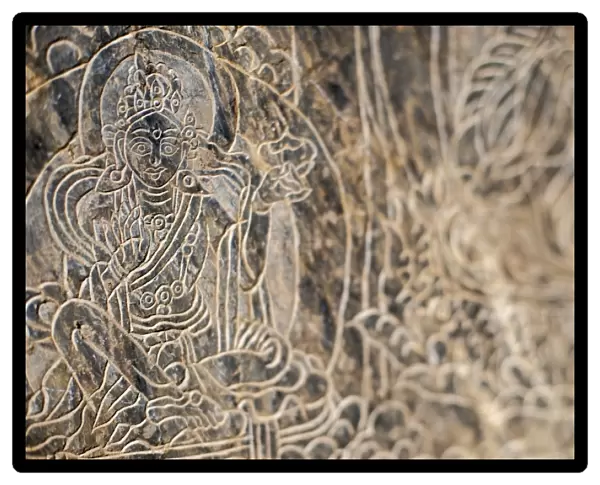 The Mani stone carvings in the Manaslu region are some of the most detailed and beautiful