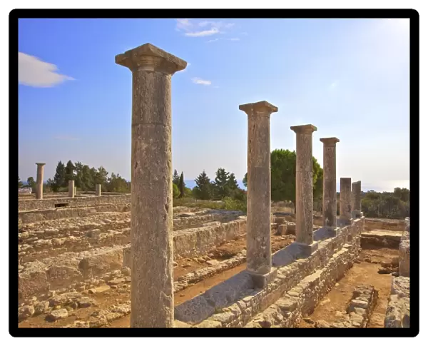Sanctuary of Apollo Yiatis, Kourion, UNESCO World Heritage Site, Cyprus, Eastern Mediterranean
