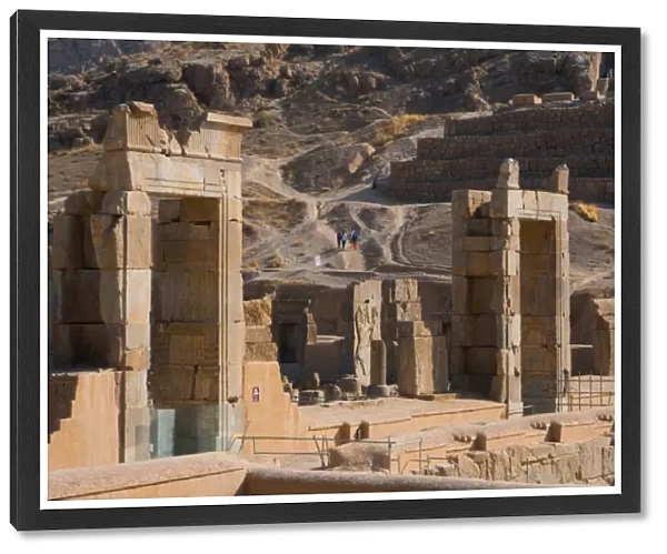 Gates of Palace of 100 Columns, Persepolis, UNESCO World Heritage Site, Iran, Middle East