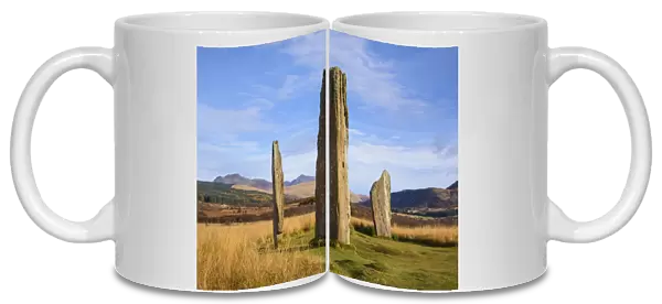 Machrie Moor stone circles, Isle of Arran, North Ayrshire, Scotland, United Kingdom