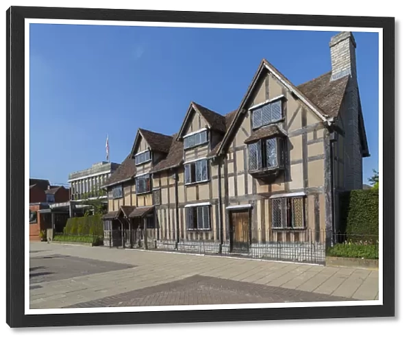 Shakespears Birthplace on Henley Street, Stratford upon Avon, Warwickshire, England