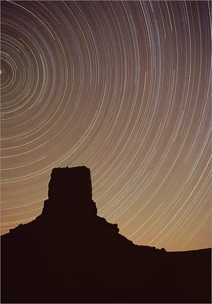 Star trek over Monument Valley