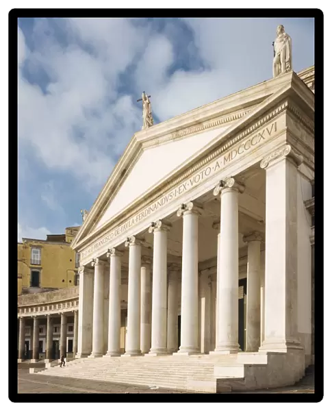 Basilica Reale Pontificia San Francesco da Paola, Naples, Campania, Italy, Europe