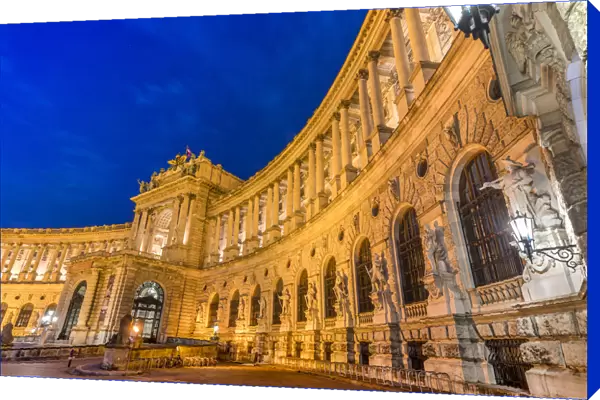 Hofburg at night, Vienna, Austria, Europe