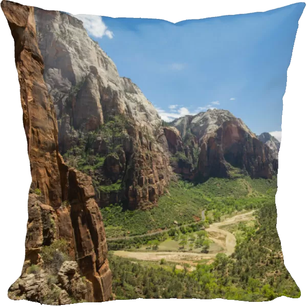 Hikers on the trail to Angels Landing, Zion National Park, Utah, United States of America