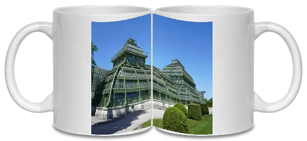 The Palm House in the Schonbrunn Gardens, UNESCO World Heritage Site, Vienna, Austria