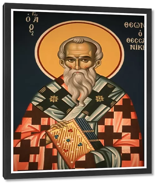 Greek Orthodox icon depicting St. Theonasos of Thessaloniki, Thessaloniki, Macedonia