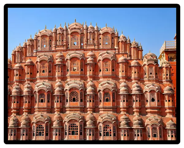 Hawa Mahal (Palace of Winds), built in 1799, Jaipur, Rajasthan, India, Asia