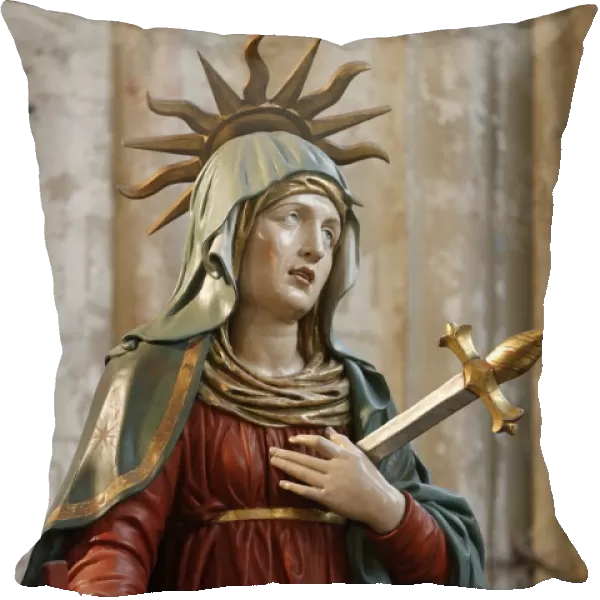 Our Lady of Sorrows, Saint Salvators Cathedral, Bruges, West Flanders, Belgium, Europe