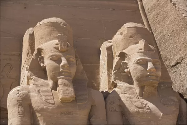 Ramses II statues, Ramses II Temple, UNESCO World Heritage Site, Abu Simbel, Nubia, Egypt