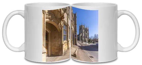View of Saturday Market Place and Kings Lynn Minster (St