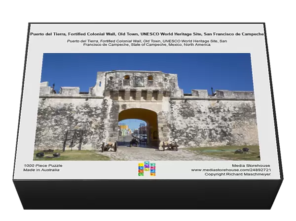 Puerto del Tierra, Fortified Colonial Wall, Old Town, UNESCO World Heritage Site, San Francisco de Campeche, State of Campeche, Mexico, North America