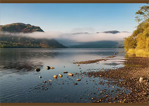 Morning light, Ullswater, Lake District National Park, UNESCO World Heritage Site, Cumbria, England, United Kingdom, Europe