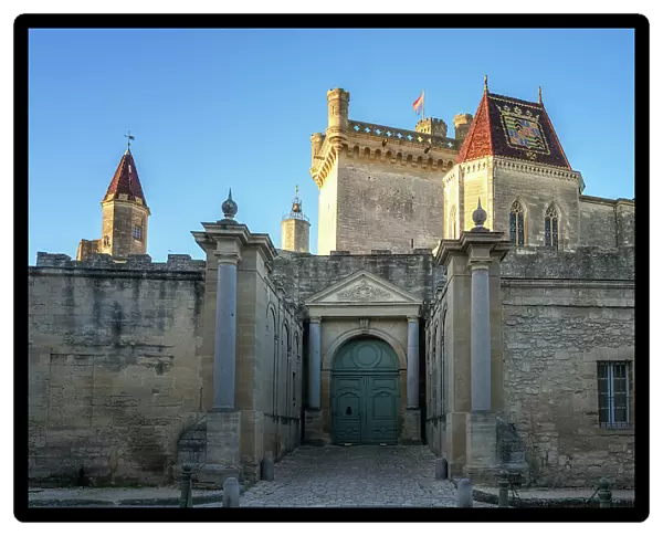 Uzes Castle, Uzes, Gard, Provence, France, Europe