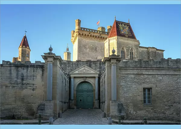Uzes Castle, Uzes, Gard, Provence, France, Europe