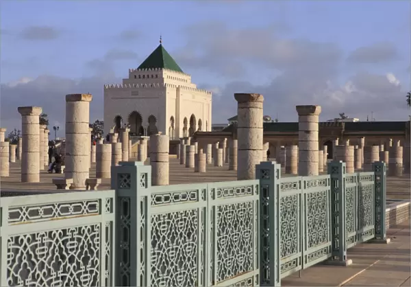 Mausoleum of Mohammed V, Rabat, Morocco, North Africa, Africa