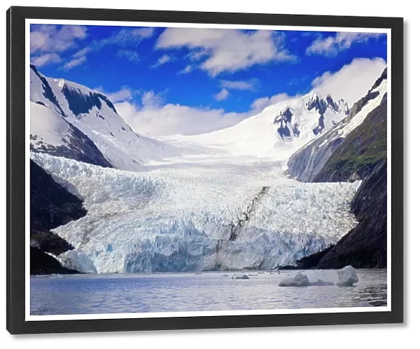 Glaciers in southern Chile, Chile, South America