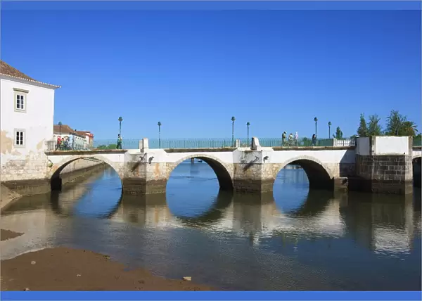 Ponta Romana (Roman Bridge), Tavira, Algarve, Portugal, Europe