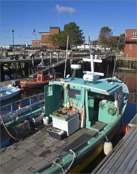 Fishing boat, Gloucester Harbor, Cape Ann, Greater Boston Area, Massachusetts