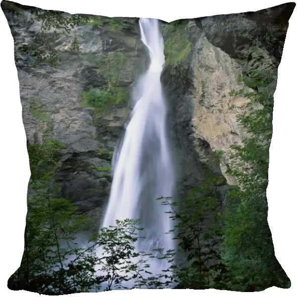 The Reichenbach Falls, where Sherlock Holmes met his death, Meiringen, Bern