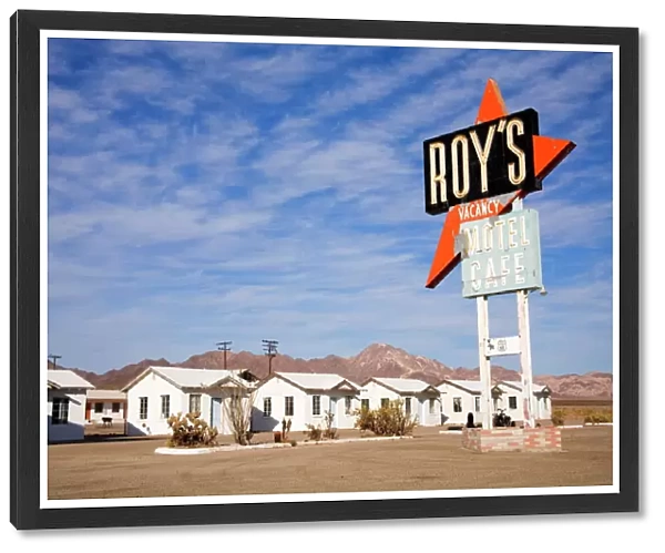 Roys cafe, motel and garage, Route 66, Amboy, California, United States of America