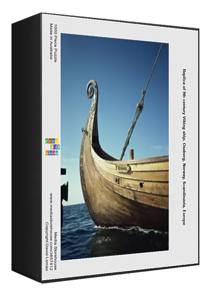Replica of 9th century Viking ship, Oseberg, Norway, Scandinavia, Europe