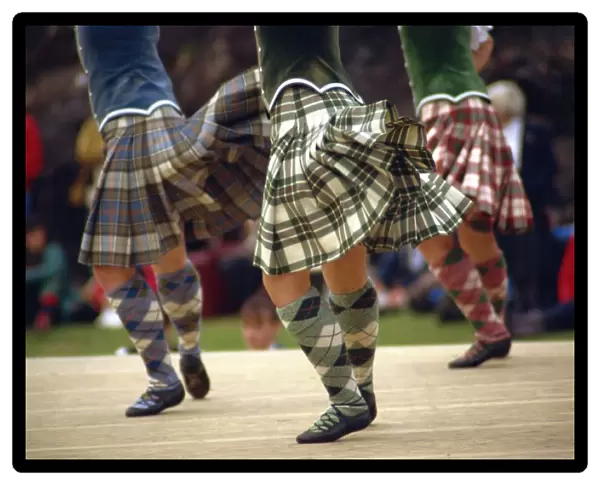 Highland dancing competition, Skye Highland Games, Portree, Isle of Skye