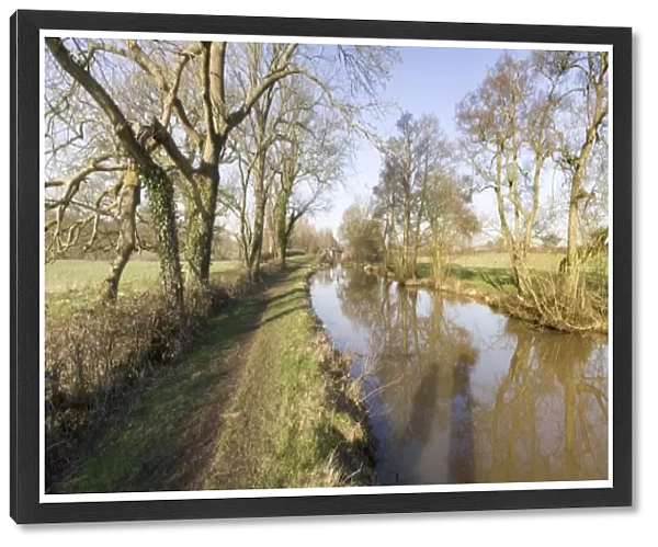 The Stratford upon Avon canal, Preston Bagot, Warwickshire, England, United Kingdom