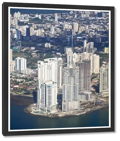 Aerial view of city, Panama City, Panama, Central America
