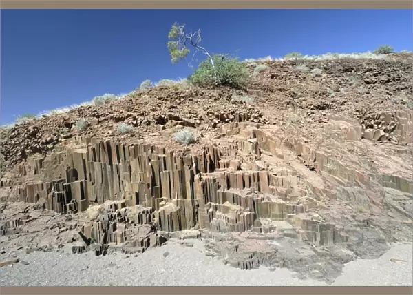 Organ pipes, UNESCO World Heritage Site, Twyfelfontein, Namibia, Africa