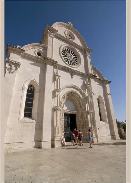 The Cathedral of St. James, UNESCO World Heritage Site, Sibenik, Croatia, Europe