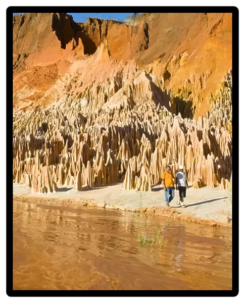 Red Tsingys, strange looking sandstone formations, near Diego Suarez (Antsiranana)
