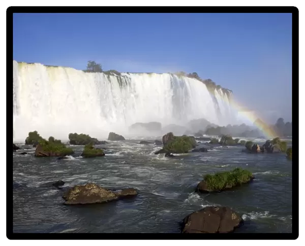 View of the Iguassu Falls from the Brazilian side, UNESCO World Heritage Site