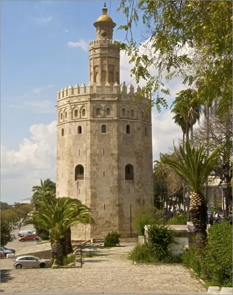 Torre del Oro, Seville, Andalucia, Spain, Europe